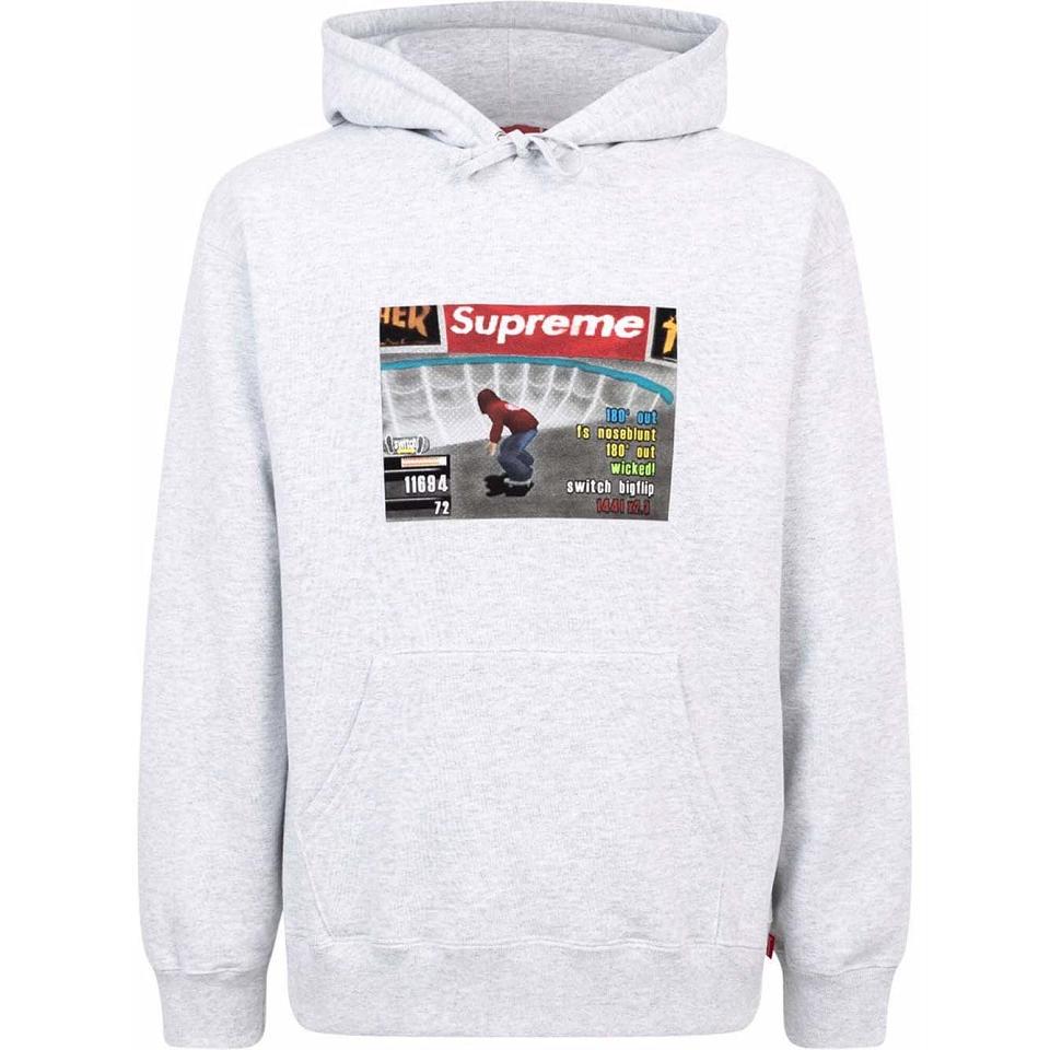 Sudadera Con Capucha Supreme X Thrasher Logo Print “FW21” Gris | Supreme 136ZG